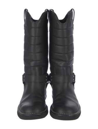 Chanel 2014 Interlocking CC Logo Boots