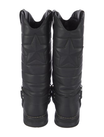 Chanel 2014 Interlocking CC Logo Boots