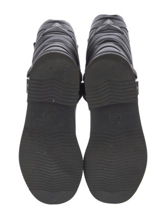 Chanel 2014 Interlocking CC Logo Boots