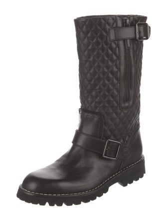 Chanel 2013 Quilted Riding Boots