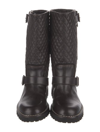 Chanel 2013 Quilted Riding Boots