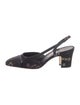 Chanel 2022 Interlocking CC Logo Slingback Pumps