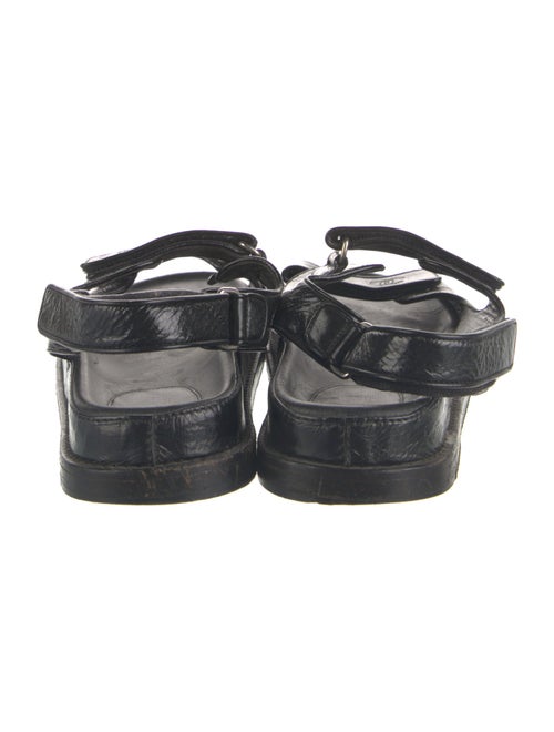 Chanel 2019 Interlocking CC Logo Slingback Sandals