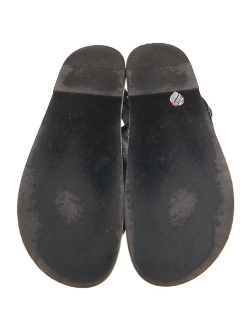 Chanel 2019 Interlocking CC Logo Slingback Sandals