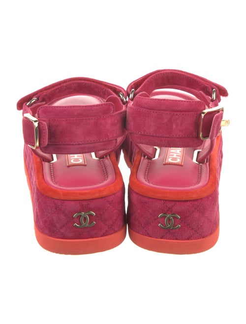 Chanel 2022 Interlocking CC Logo Sandals