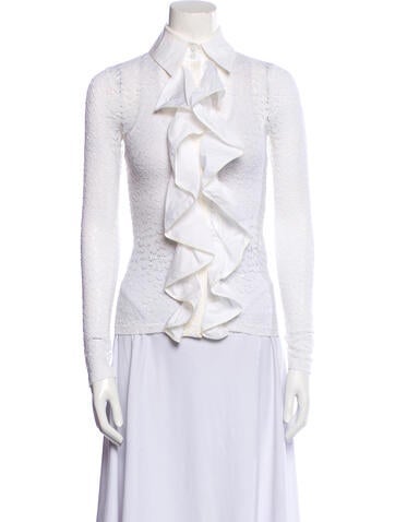 Chanel Tops 2020 Long Sleeve Button-Up Top Us2, Fr34 | XS