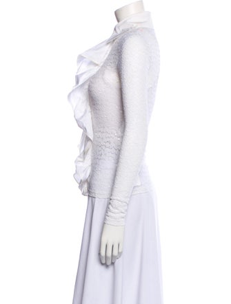 Chanel 2020 Long Sleeve Button-Up Top