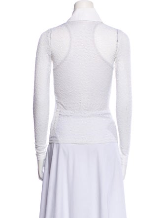 Chanel 2020 Long Sleeve Button-Up Top