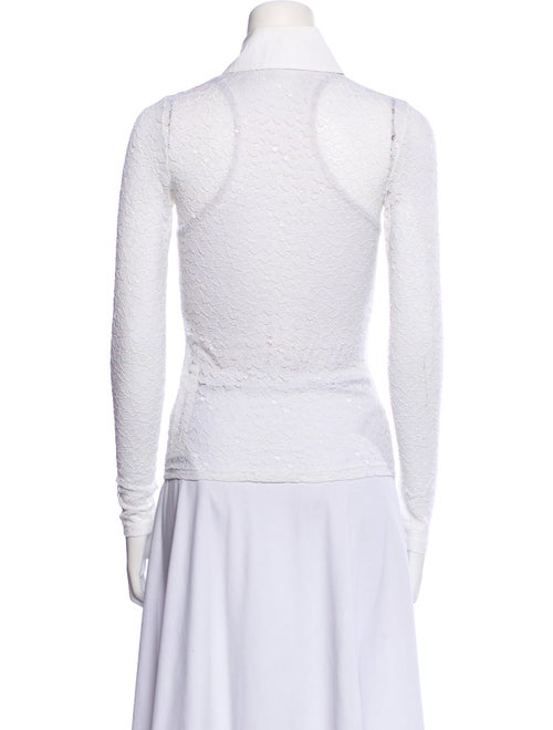 Chanel 2020 Long Sleeve Button-Up Top