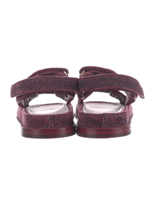 Chanel 2021 Interlocking CC Logo Slingback Sandals