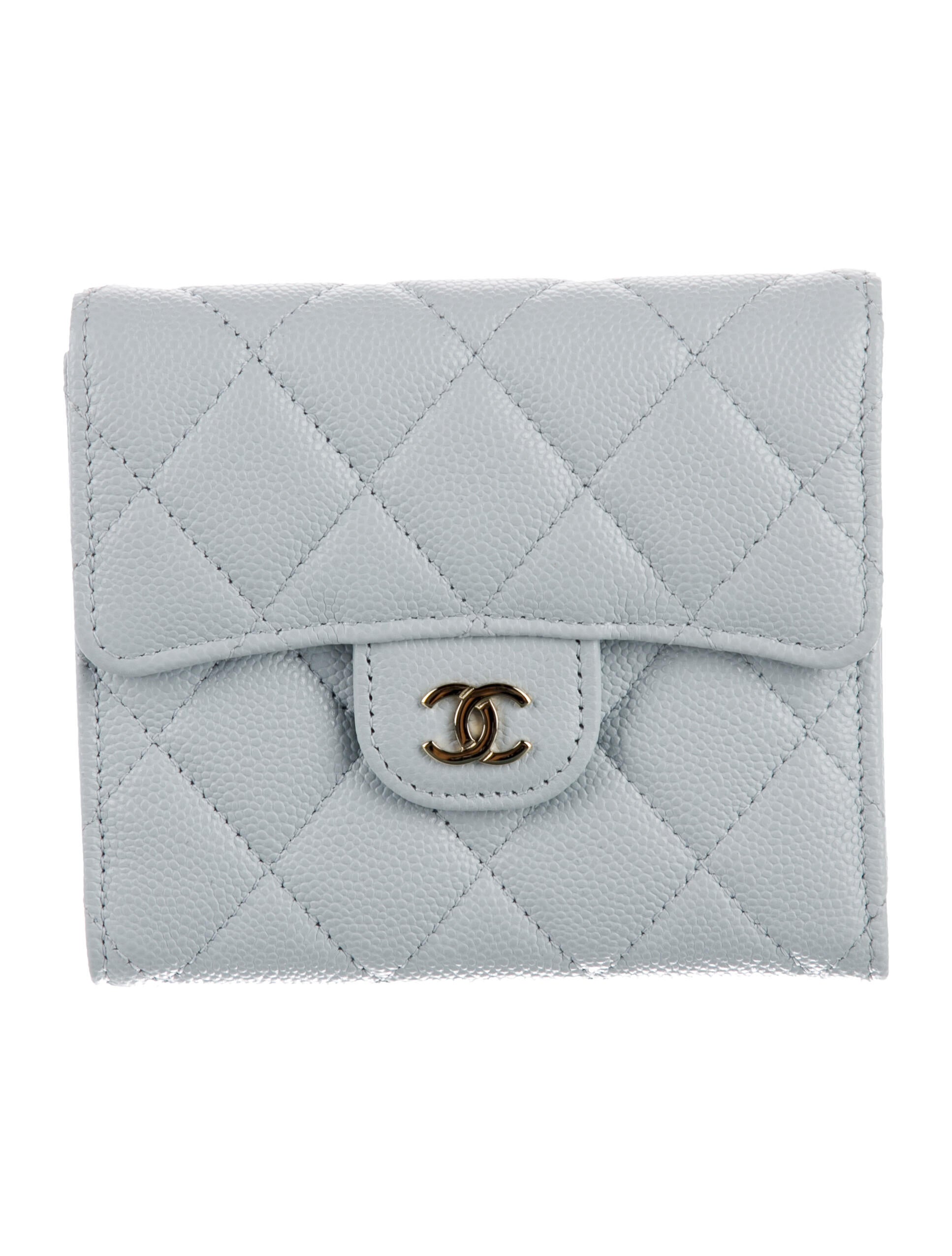 Chanel Interlocking CC Logo Compact Wallet