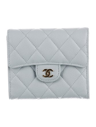 Chanel Interlocking CC Logo Compact Wallet