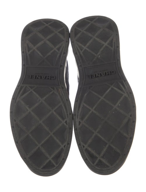 Chanel Interlocking CC Logo Suede Sneakers