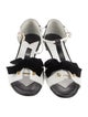 Chanel 2006 Interlocking CC Logo T-Strap Sandals