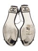 Chanel 2006 Interlocking CC Logo T-Strap Sandals