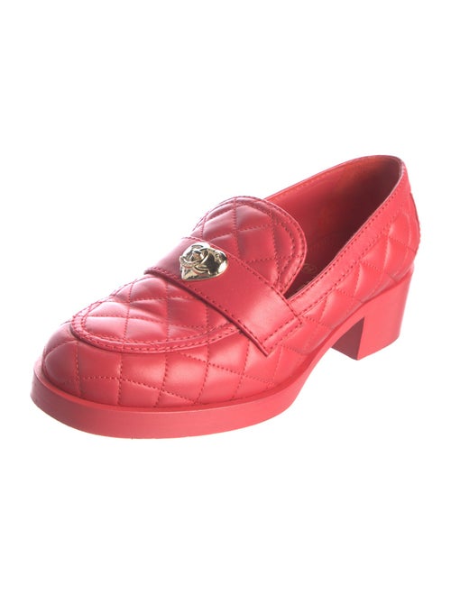 Chanel Interlocking CC Logo Lambskin Loafers