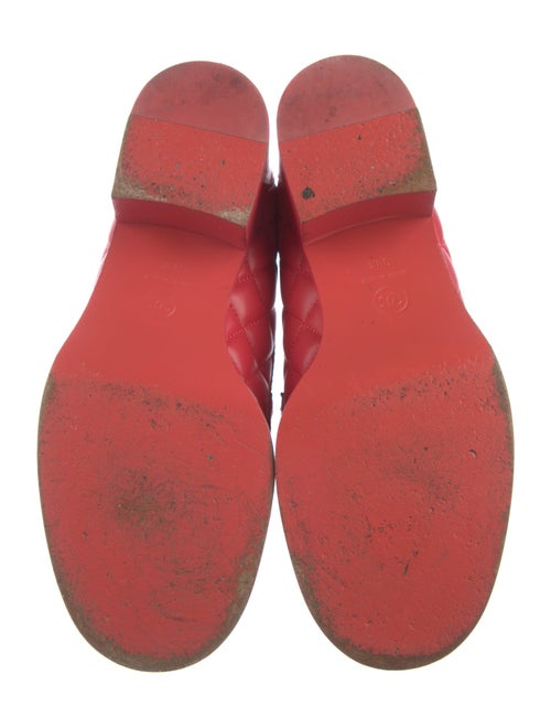 Chanel Interlocking CC Logo Lambskin Loafers