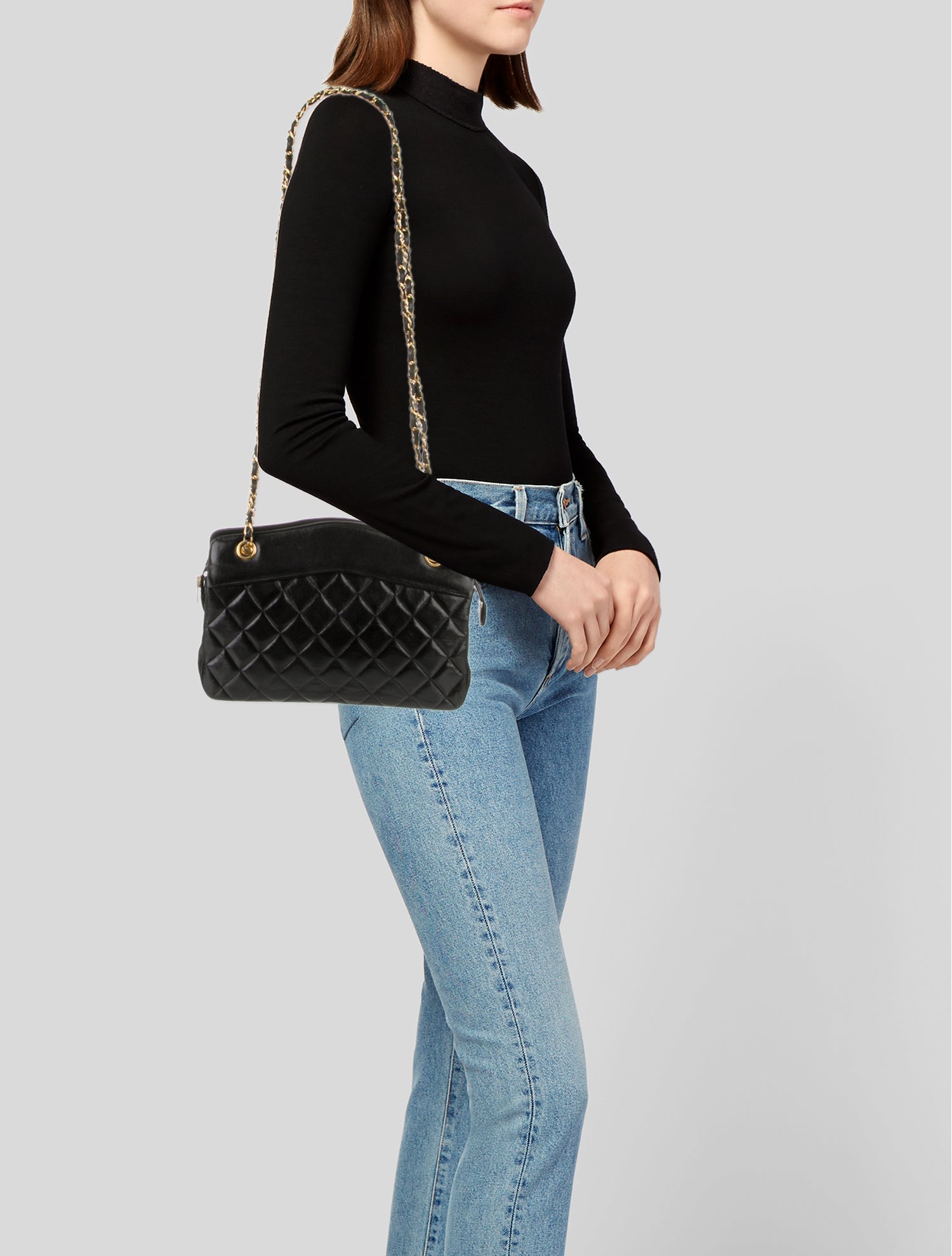 Chanel Quilted Chain Shoulder Bag
