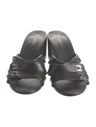Chanel 2019 Interlocking CC Logo Slides