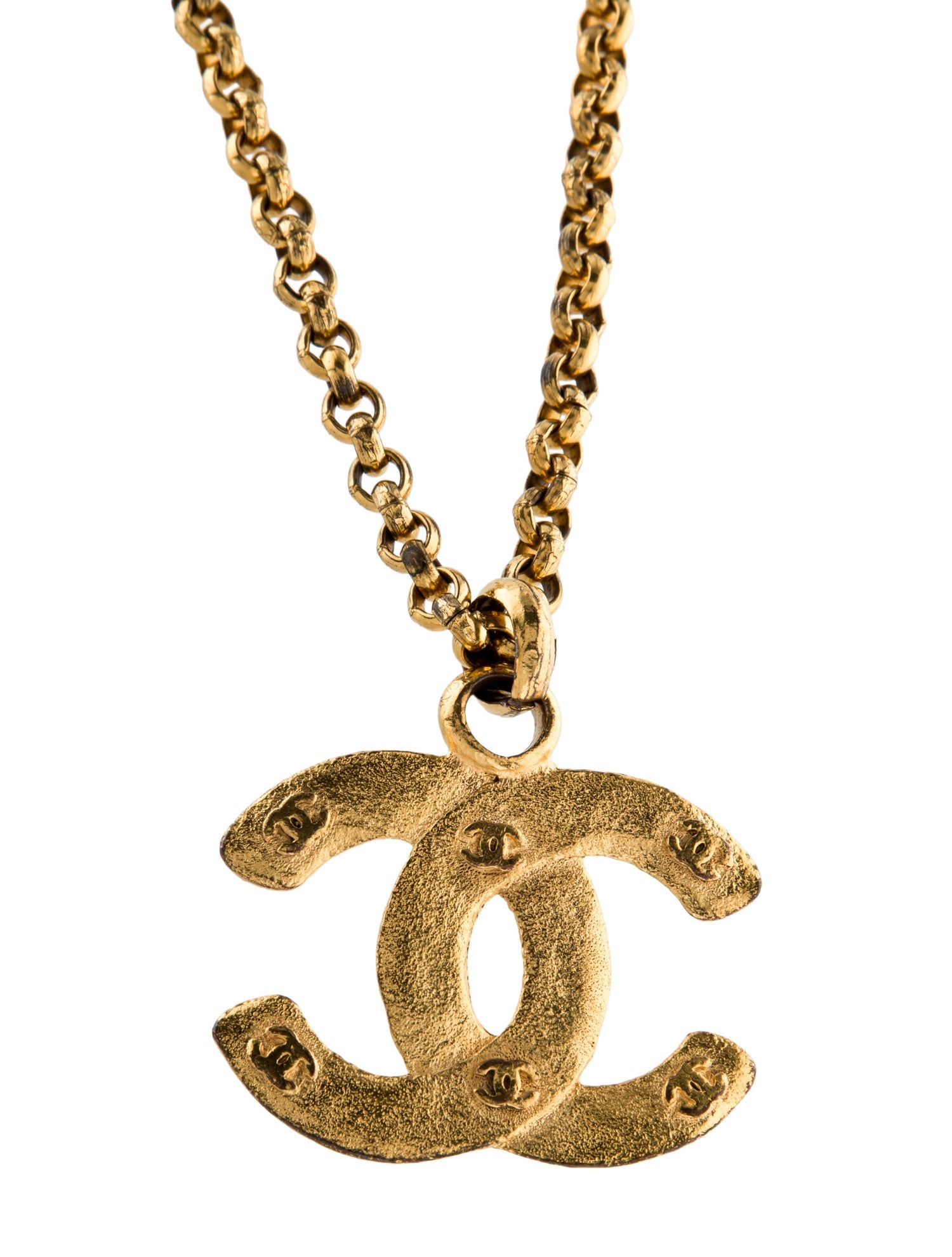Chanel Vintage CC Pendant Necklace