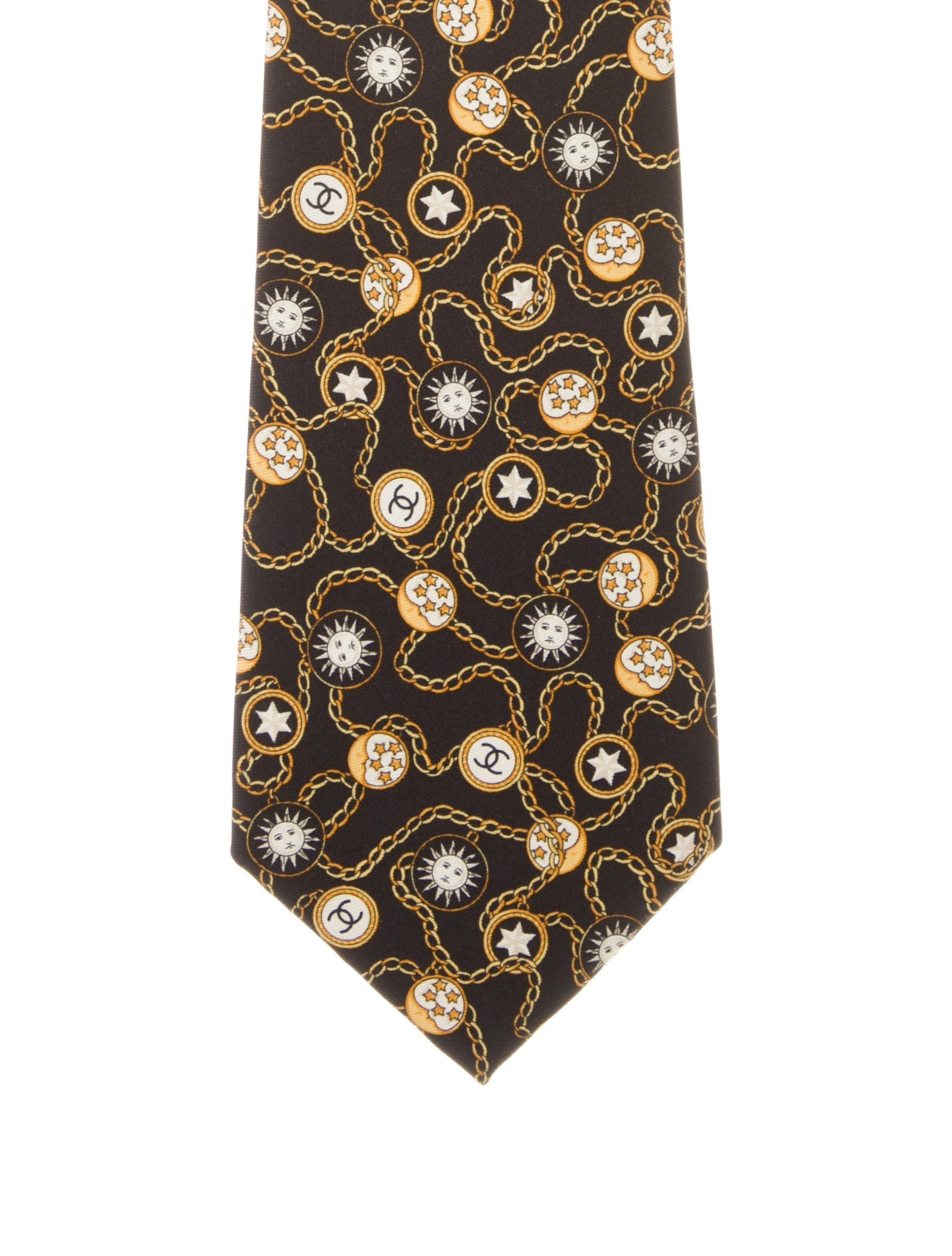 Chanel CC Celestial Silk Tie