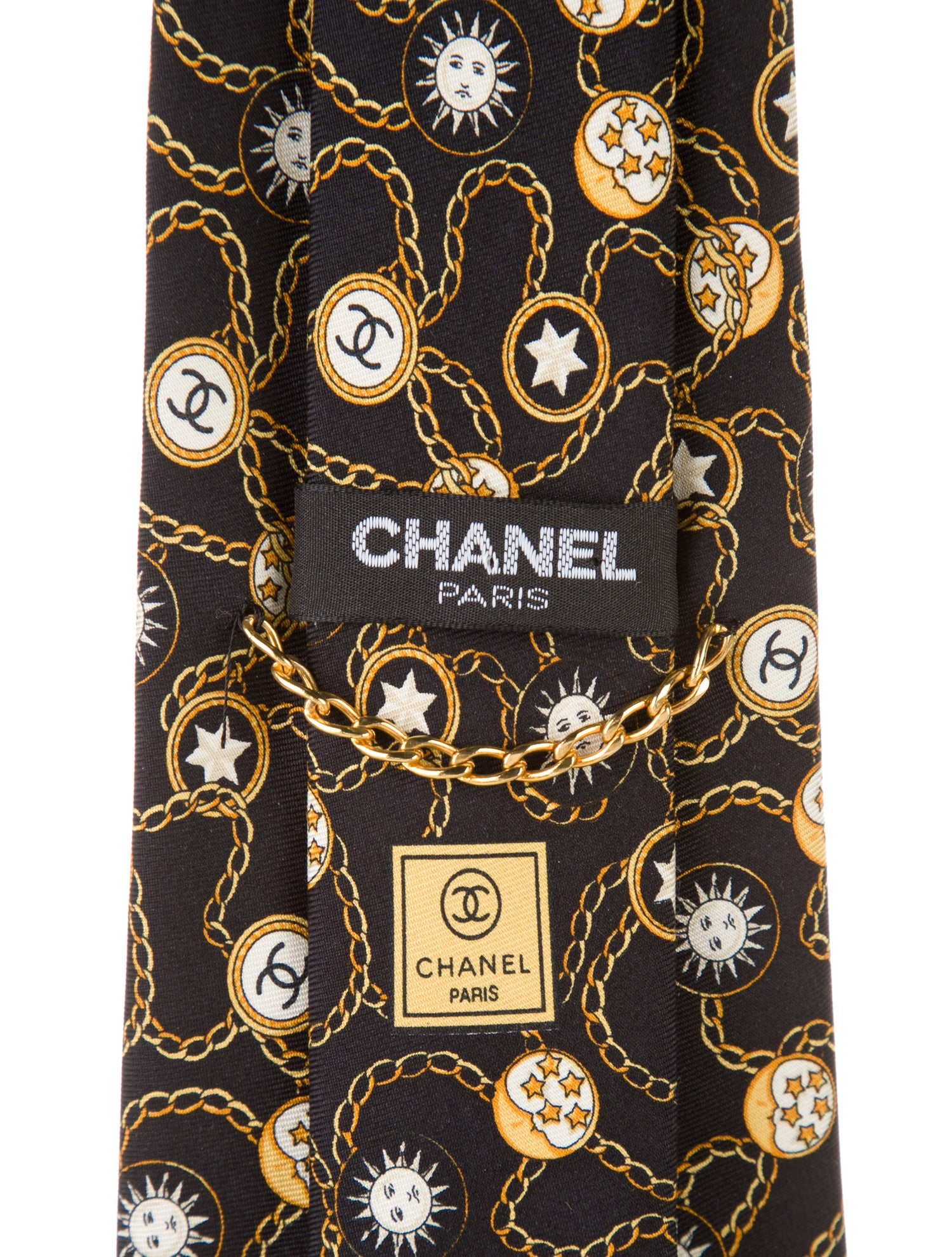 Chanel CC Celestial Silk Tie