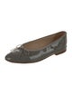 Chanel Interlocking CC Logo Patent Leather Ballet Flats