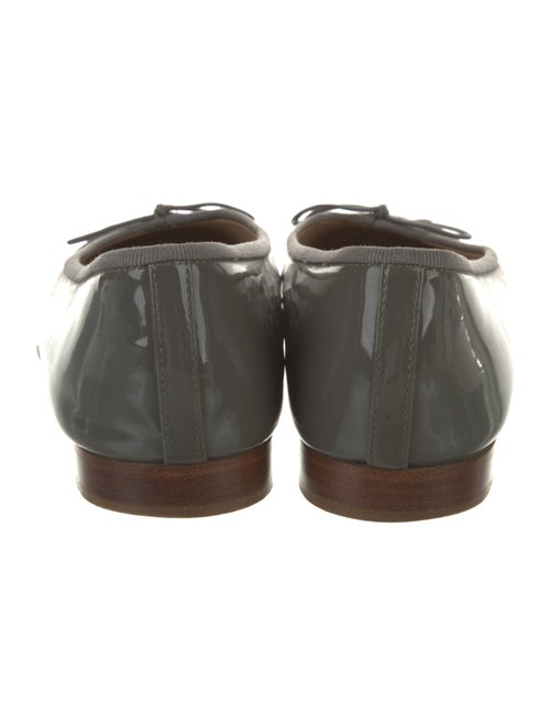 Chanel Interlocking CC Logo Patent Leather Ballet Flats