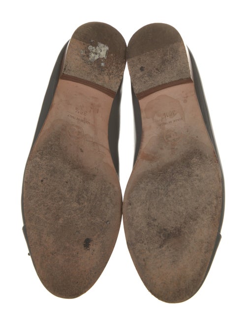 Chanel Interlocking CC Logo Patent Leather Ballet Flats