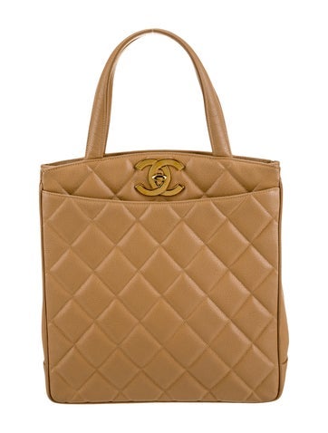Chanel Totes Quilted CC Tote