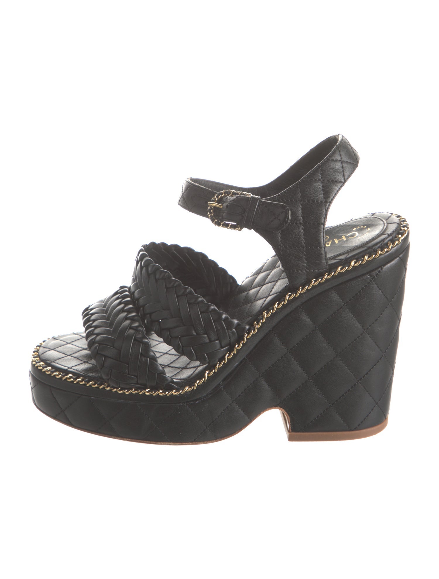 Chanel 2015 Interlocking CC Logo Espadrilles