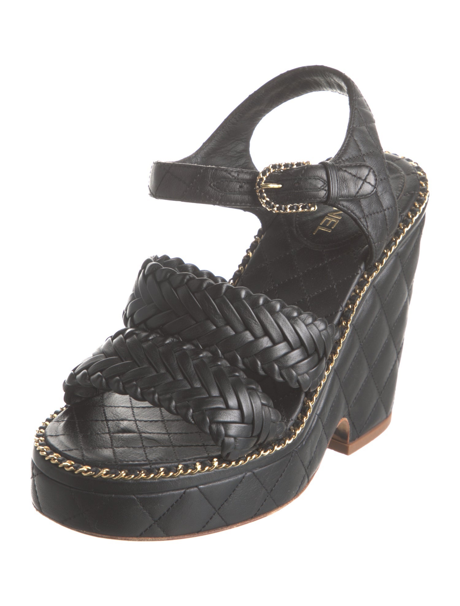 Chanel 2015 Interlocking CC Logo Espadrilles