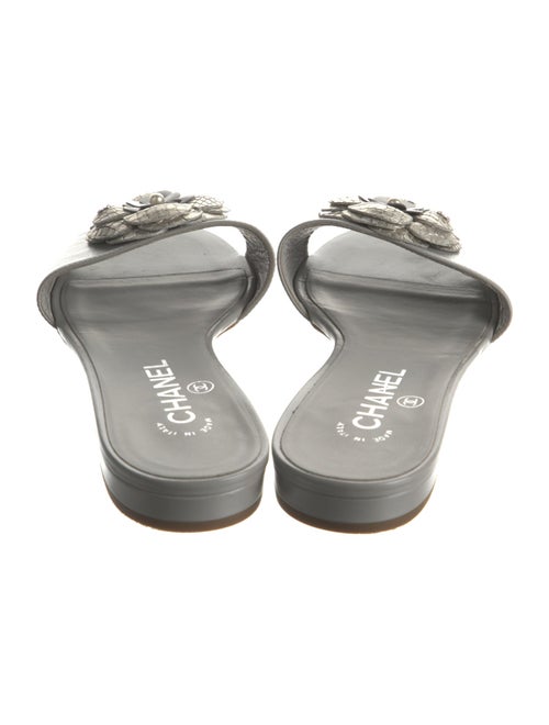 Chanel 2017 Faux Pearl Accents Slides