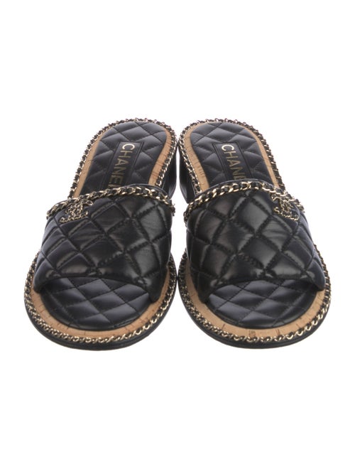 Chanel 2025 Interlocking CC Logo Slides