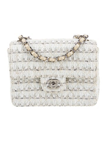Chanel Shoulder Bags Classic Mini Square Tweed Flap Bag