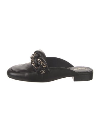 Chanel 2017 Interlocking CC Logo Mules