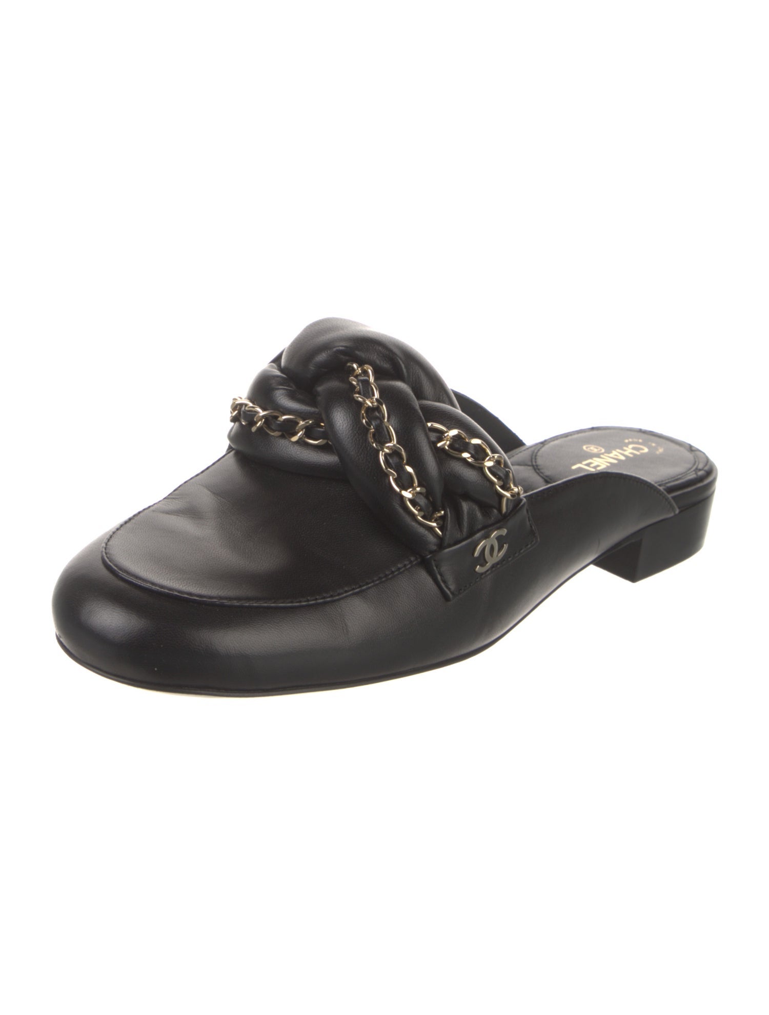 Chanel 2017 Interlocking CC Logo Mules