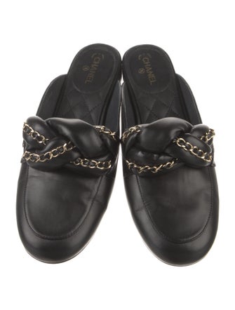 Chanel 2017 Interlocking CC Logo Mules
