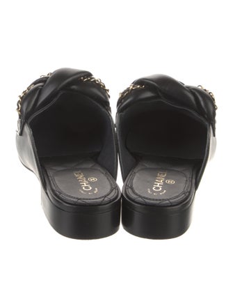 Chanel 2017 Interlocking CC Logo Mules