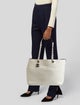 Chanel Large Perforated Shopping Tote w/Pouch