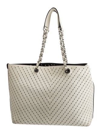 Chanel Large Perforated Shopping Tote w/Pouch