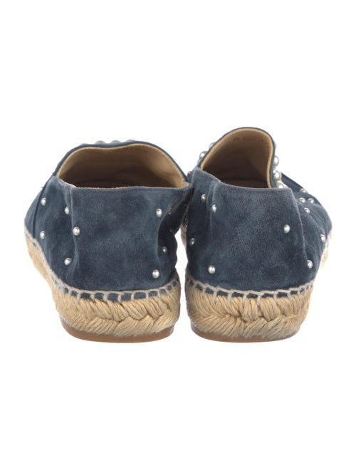 Chanel Interlocking CC Logo Suede Espadrilles
