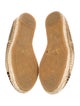 Chanel Interlocking CC Logo Leather Espadrilles