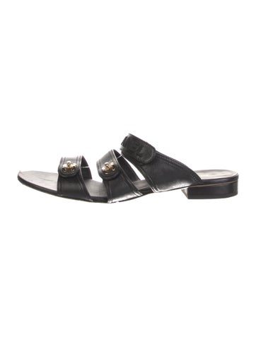 Chanel Sandals 2021 Interlocking CC Logo Slides IT 42 | 12