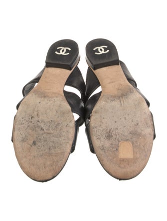 Chanel 2021 Interlocking CC Logo Slides