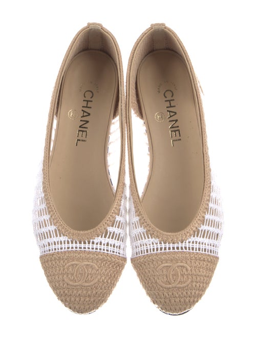 Chanel 2025 Interlocking CC Logo Ballet Flats