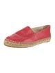 Chanel Interlocking CC Logo Leather Espadrilles