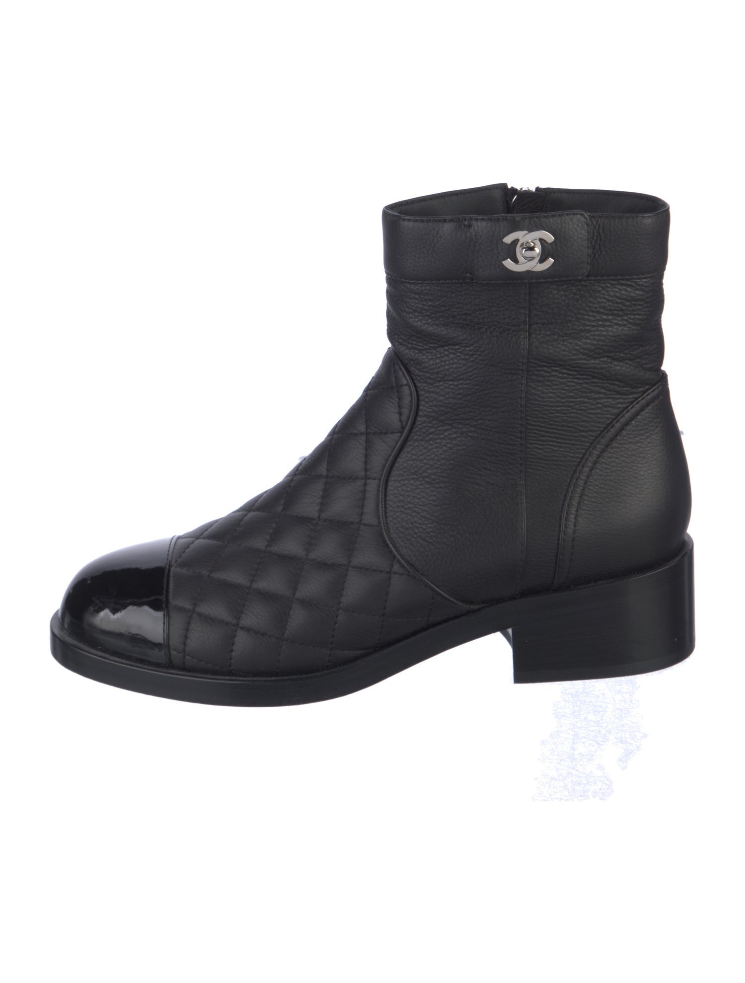 Chanel 2020 Interlocking CC Logo Boots