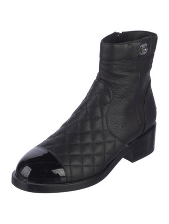 Chanel 2020 Interlocking CC Logo Boots