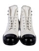 Chanel 2020 Interlocking CC Logo Combat Boots